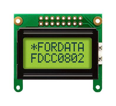 Fordata FC1601E04-NSWBBW-91*E FC1601E04-NSWBBW-91*E Alphanumeric LCD 16 x 1 White on Blue 3V English Japanese Transmissive