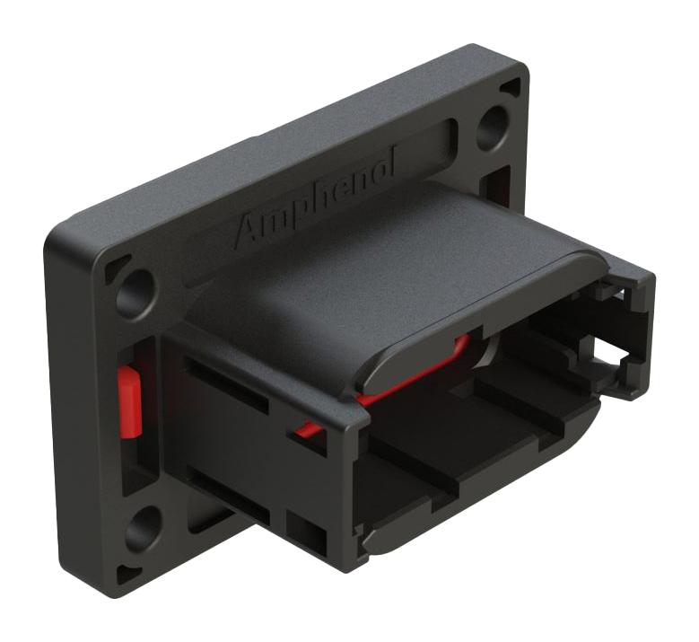 AMPHENOL SINE/TUCHEL ATM04-12PB-PM31 Automotive Connector Housing, Keyed B, Black, PanelMate ATM Series, Receptacle, 12 Ways