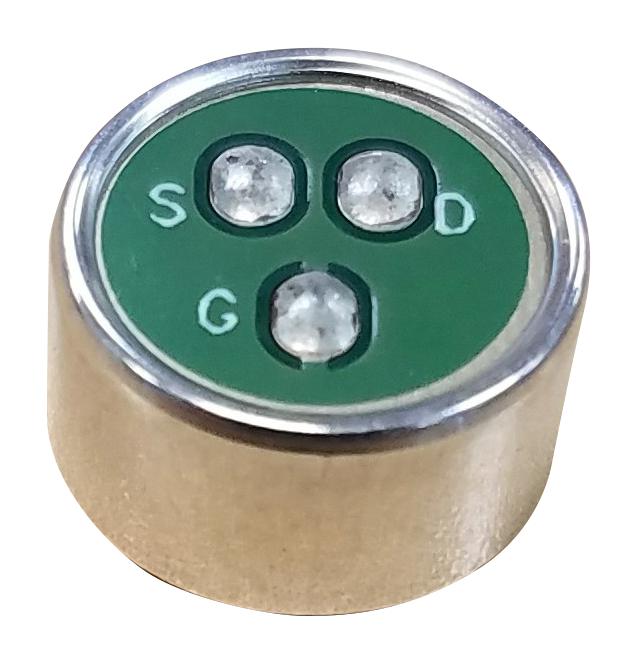 PUI AUDIO POM-2739L-HD3-R Microphone, Omnidirectional, 20 Hz to 20 kHz, 1 VDC to 10 VDC, 2.2 kohm, -39 dB, 500 &micro;A