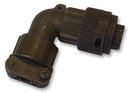 ITT CANNON KPT08B16-8PY Circular Connector, KPT Series, MIL-DTL-26482 Series I, Right Angle Plug, 8 Contacts, Solder Pin