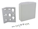 CAMDENBOSS CB1500-10VGY-KIT Plastic Enclosure, Vented Sided, Wall Mount, ABS, 53.25 mm, 100 mm, 100 mm, IP30