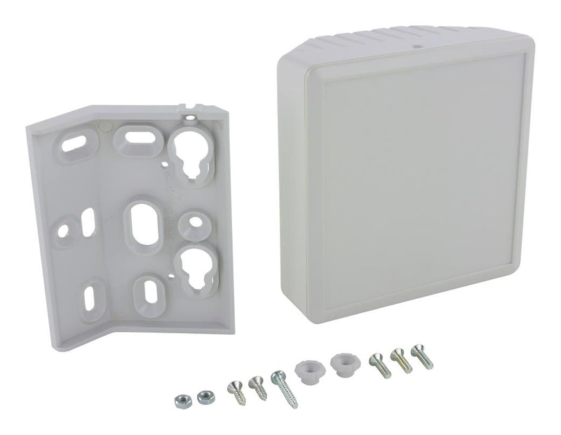 CAMDENBOSS CB1500-10VGY-KIT Plastic Enclosure, Vented Sided, Wall Mount, ABS, 53.25 mm, 100 mm, 100 mm, IP30