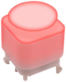 E-SWITCH PB350STRR Industrial Pushbutton Switch, 20 mA 2.2 V LED, PB350 Series, SPST-NO-DM, Momentary, Round, Red