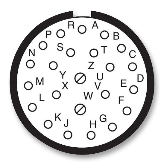 AMPHENOL AEROSPACE D38999/26ME99SA Circular Connector, MIL-DTL-38999 Series III, DS38999/26 Series, Straight Plug, 23 Contacts