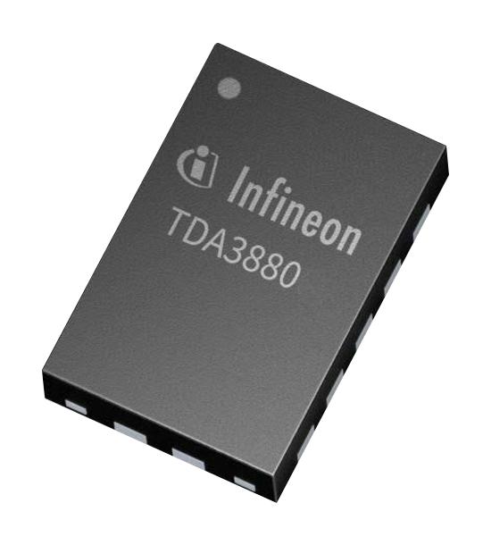 INFINEON TDA38807XUMA1 DC-DC Switching Synchronous Buck Regulator, Adjustable, 2.7 to 16V in, 0.9 to 5.5V / 6A Out, QFN-14 TDA38807, SP005825002