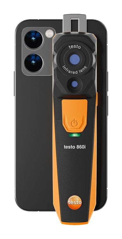 TESTO 0563 0860 Thermal Imager, -20 &deg;C, 350 &deg;C, 256 x 192, 0.05 K, 48&deg; x 36&deg;, 400 mm