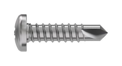 TR FASTENINGS 5.5 X 25 M4STDX Z100 PAN DIN7504 Security Screw, Steel, Pan Head Pin Torx, 25 mm, 5.5mm