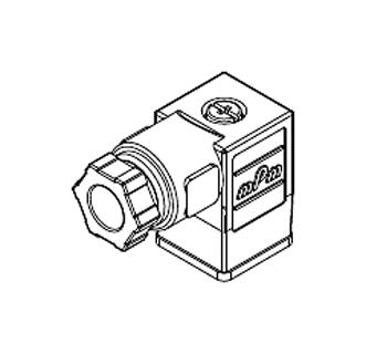Molex 1210230465 1210230465 Circular DIN Valve Connector 3Pos Right Angle Form C - Micro 3 Poles + Ground