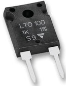 VISHAY LTO100F4R000FTE3 Through Hole Resistor, TO-247, 4 ohm, LTO100 Series, 100 W, ± 1%, Radial Leaded, 500 V