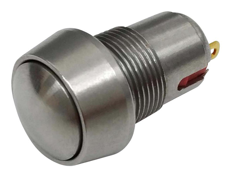 MULTICOMP PRO MP-PB7-04MB42ARM Vandal Resistant Switch, 0.476 ", SPST-NO-DM, Momentary, Round Domed, Natural