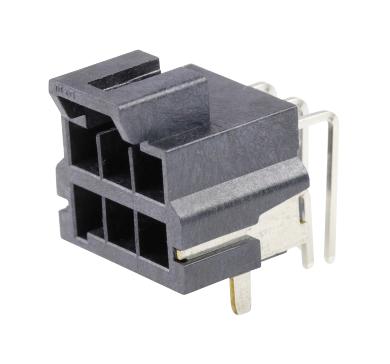 MOLEX 172316-3106 ULTRAFIT HDR RT 2R BLK 06 CKT TIN