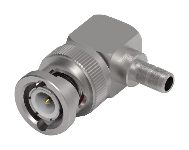WURTH ELEKTRONIK 60736022210320 RF / Coaxial Connector, BNC Coaxial, Right Angle Plug, Crimp, 50 ohm, Brass