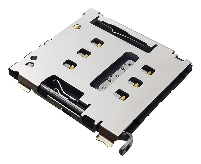 MULTICOMP PRO MP013697 Memory Card Connector, Nano SIM, Direct Insert - Latched, 6 Contacts