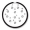 AMPHENOL AEROSPACE D38999/26JF11AN Circular Connector, MIL-DTL-38999 Series III, DS38999/26 Series, Straight Plug, 11 Contacts
