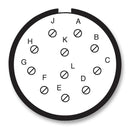 AMPHENOL AEROSPACE D38999/26JF11BN Circular Connector, MIL-DTL-38999 Series III, DS38999/26 Series, Straight Plug, 11 Contacts