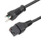 L-COM C19LHGN515P-15-10F PWR CORD, NEMA 5-15P-IEC C19, 10