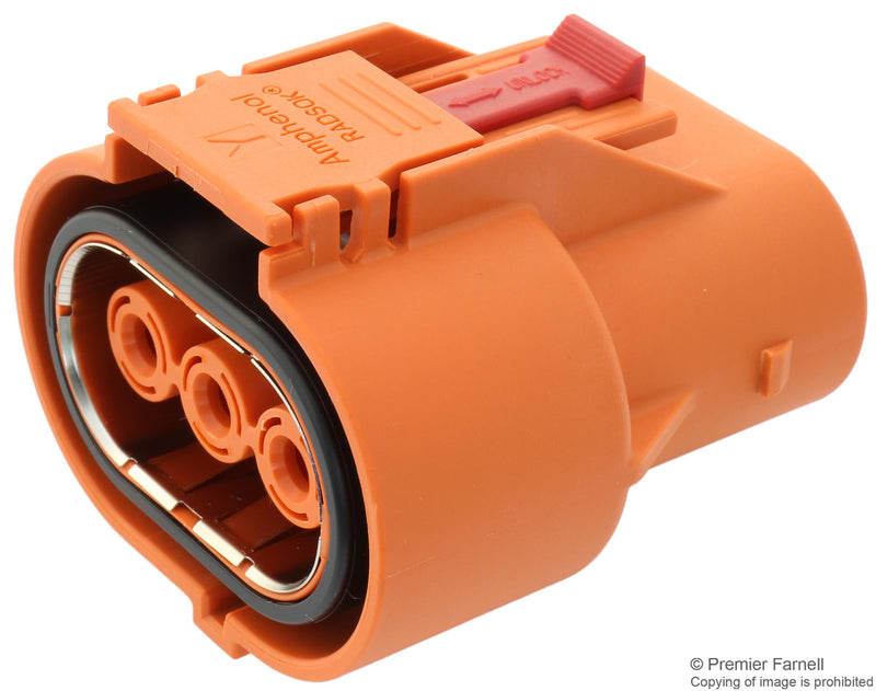AMPHENOL INDUSTRIAL ELP3Y3 Automotive Connector, ePower-Lite EL Series, Cable Mount Plug, 3 Contacts, Crimp Pin