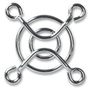 MULTICOMP PRO MCSC30-W1 Fan Finger Guard, Steel - Wire Form, 25mm Axial Fans, 24 mm, Silver