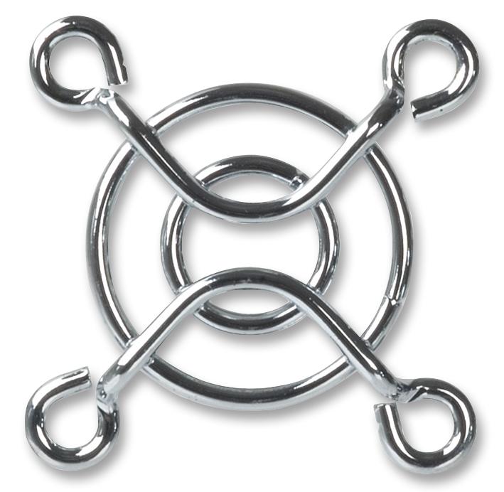 MULTICOMP PRO MCSC30-W1 Fan Finger Guard, Steel - Wire Form, 25mm Axial Fans, 24 mm, Silver