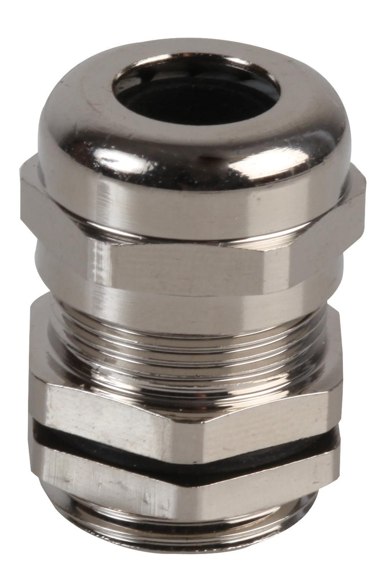 PRO Power PP002682 PP002682 Cable Gland M20 x 1.5 8 mm 12 Brass Metallic - Nickel Finish