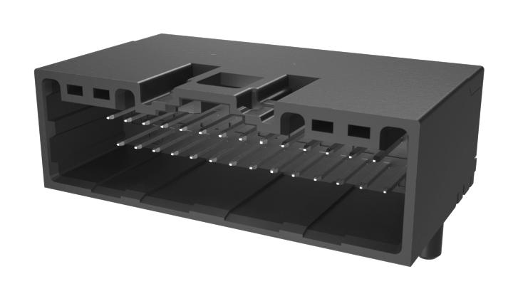 AMPHENOL COMMUNICATIONS SOLUTIONS 10168530-128KALF Pin Header, Wire-to-Board, 1.8 mm, 2 Rows, 28 Contacts, Through Hole Right Angle