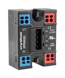 SENSATA/CRYDOM DPID6020 Solid State Relay, Dual, IP20, 20 A, 600 VAC, Panel Mount, Screw, Zero Voltage Turn On