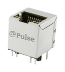 PULSE ELECTRONICS JX3V-9010NLT Modular Connector, RJ45 Jack, 1 x 1 (Port), 8P4C, Through Hole Mount