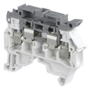 ENTRELEC - TE CONNECTIVITY 1SNK508415R0000 DIN Rail Mount Terminal Block, 2 Ways, 24 AWG, 10 AWG, 4 mm&sup2;, Screw, 6.3 A