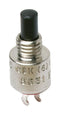 C&K COMPONENTS 8633ZQE2 PB SWITCH, SPST, 0.25A, 120VAC, THT