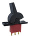 MULTICOMP PRO MP3AS4J202M2RES Rocker Switch, Sealed, (On)-Off-(On), SPDT, Non Illuminated, Through Hole, Black