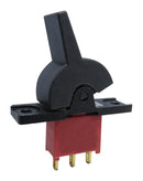 MULTICOMP PRO MP3AS3R202M1RES Rocker Switch, Sealed, On-Off-On, SPDT, Non Illuminated, Panel Mount, Black