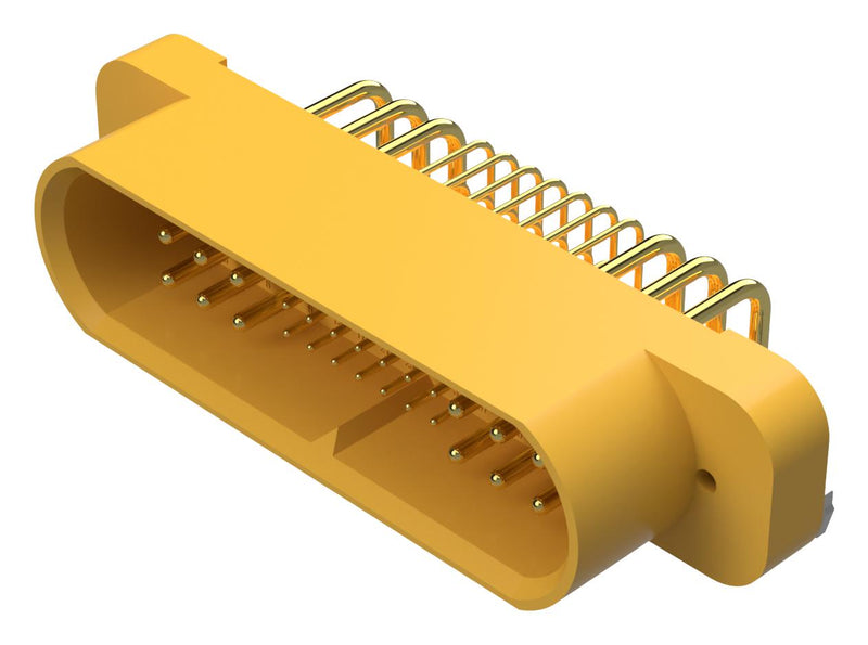 POSITRONIC GFSH928M4LN/AA RECT PWR CONN, R/A PLUG, 46POS, PCB