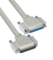 L-COM CHD44MF-10 Computer Cable, HD-44 Plug, HD-44 Receptacle, 10 ft, 3.05 m, Light Grey, CHD44MF Series