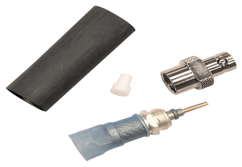 RAYCHEM - TE CONNECTIVITY RBD-50-M-00 RF / Coaxial Connector, BNC Coaxial, Straight Plug, Solder, 50 ohm 900469-000, RBD-50-M-00