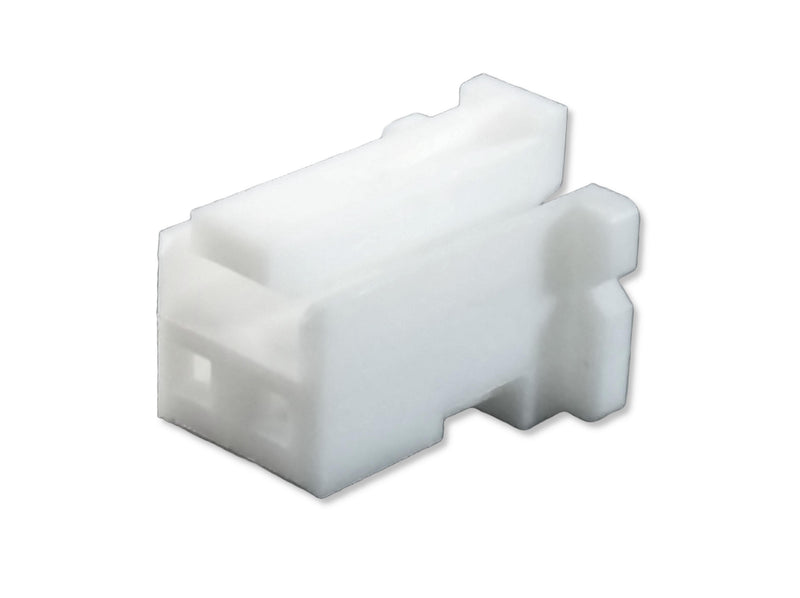 MULTICOMP PRO MP013298 Connector Housing, White, MP W2B LOCK 2MM, Receptacle, 2 Ways, 2 mm