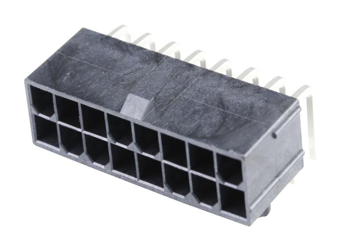 MOLEX 50-36-2426 Pin Header, Power, Wire-to-Board, 4.2 mm, 2 Rows, 16 Contacts, Through Hole Right Angle
