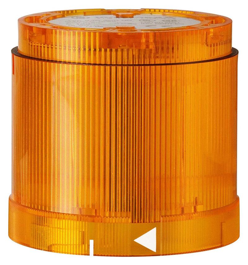 WERMA 84330055 Beacon, LED, Yellow, Steady, 24 VAC/DC, 70 mm x 65.5 mm, IP54