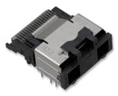 TE CONNECTIVITY 1888019-6 Pluggable I/O Connector, Mini SAS, 36 Contacts, 1 x 1 (Port), PCB Mount, Everclear Mini-SAS