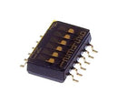NIDEC COMPONENTS CHS-06TB1 DIP / SIP Switch, 6 Circuits, Slide, Surface Mount, SPST-NO, 6 V, 100 mA