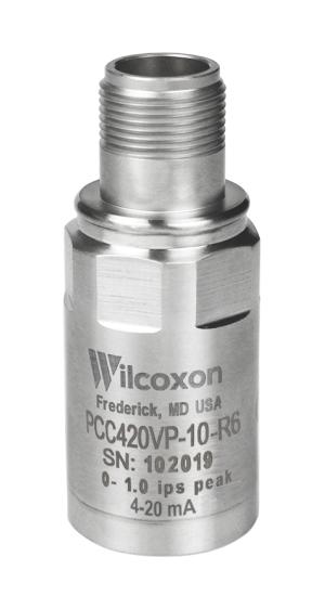 AMPHENOL WILCOXON PCC420VR-20MM-R6 Loop Powered Sensor, 25.4mm OD, 30VDC, PCC420V Series