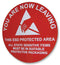 CORSTAT CONTAINERS EXIT FLOOR SIGN UK Safety Sign, Prohibition, Attention You are Now Leaving an ESD Protected Area, PC (Polycarbonate)