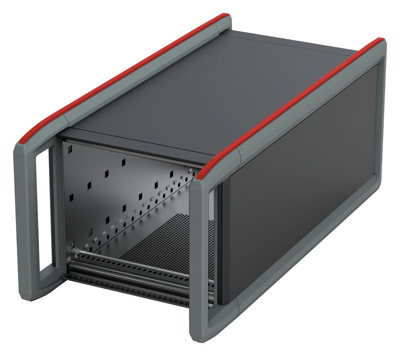 NVENT SCHROFF 24580-310 19" Case, 28HP, IP30, 3U, Aluminium, Desktop, 157 mm, 176.4 mm, 322 mm