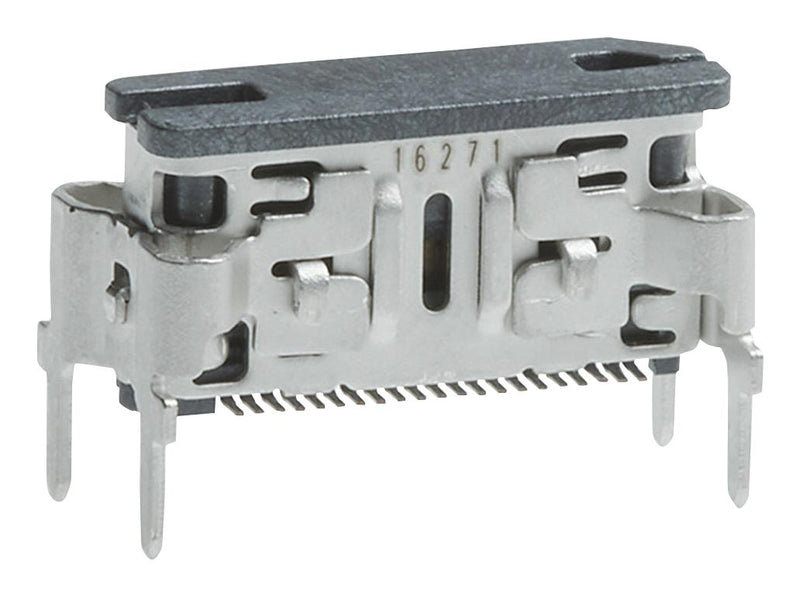 MOLEX 171983-3042 I/O Connector, 42 Contacts, Receptacle, I/O, Through Hole Straight, Nano-Pitch 171983 Series