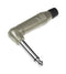 AMPHENOL AUDIO ACPM-RN-AU Phone Audio Connector, Mono, Right Angle, 2 Contacts, Plug, 6.35 mm, Cable Mount