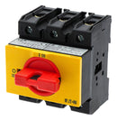 EATON MOELLER P3-63/IVS-RT Switch Disconnector, On-Off, 3 Pole, 690 V, 63 A, IP30, Screw, DIN Rail Mount