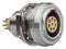 Lemo ECG.1B.308.CLN ECG.1B.308.CLN Circular Connector 1B Series Panel Mount Receptacle 8 Contacts PCB Socket Push-Pull