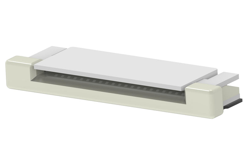AMP - TE CONNECTIVITY 2-1734839-2 FFC / FPC Board Connector, 0.5 mm, 22 Contacts, Receptacle, Surface Mount Right Angle, Top