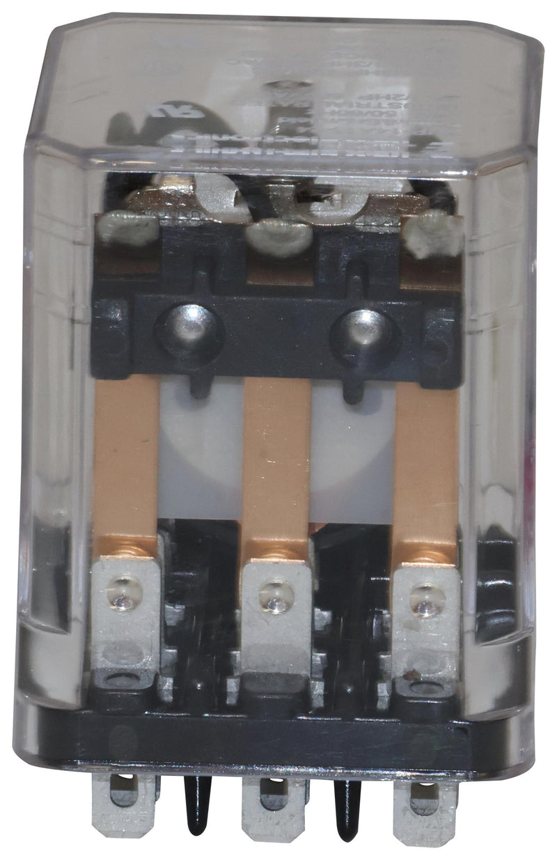 POTTER&BRUMFIELD - TE CONNECTIVITY KUP-14A15-24 Power Relay, 3PDT, 24 VAC, 10 A, KUP, Socket, Non Latching