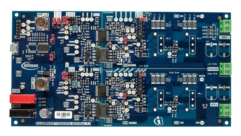 INFINEON 1EDI3051EVALBOARDTOBO2 Evaluation Board, 1EDI3051AS, IGBT/SiC MOSFET Gate Driver, Power Management SP005573214