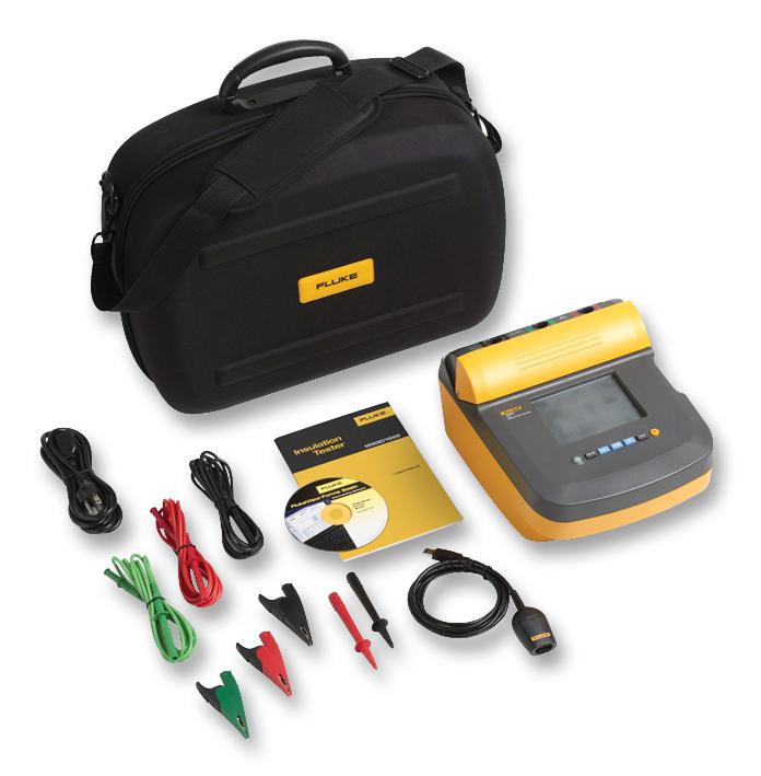 FLUKE FLUKE 1550C Insulation Tester, Digital Megohmmeter, 250V, 1kV, 1Tohm, -20 &deg;C, 50 &deg;C, 160 mm